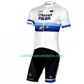 Combinaison Cycliste + Cuissard à Bretelles 2017 Telenet Fidea Lions Championnats d'Europe